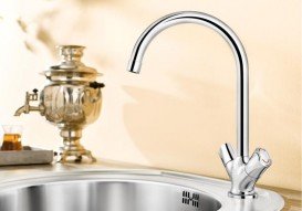 Змішувач для кухні Blanco Amona двухвентильний хром 520769