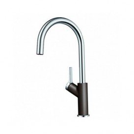 Смеситель для кухни Blanco Carena однорычажный  антрацит 520971