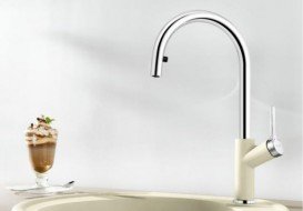 Смеситель для кухни Blanco Carena-S однорычажный  жасмин 520985