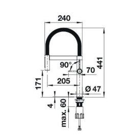 Змішувач для кухні Blanco CULINA-S II Mini Sensor PVD steel 527466