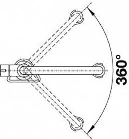 Змішувач для кухні Blanco Culina-S Mini змішувач нержавіюча сталь 519844