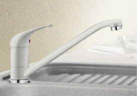 Змішувач для кухні Blanco Daras SILGRANIT® змішувач перловий 520735