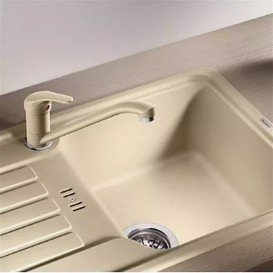 Смеситель для кухни Blanco Daras SILGRANIT® однорычажный  шампань 517726