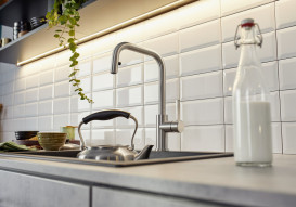 Змішувач для кухні Blanco Jandora-S з висувною лійкою нержавіюча сталь 526614