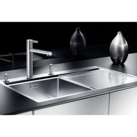 Смеситель для кухни Blanco LINEE-S однорычажный  выдвижной излив  нержавеющая сталь  зеркальная полировка 517592