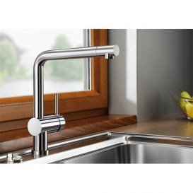Смеситель для кухни Blanco LINUS-F однорычажный  хром 514025