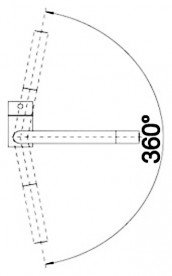Змішувач для кухні Blanco Linus Silgranit® змішувач жасмин 516703