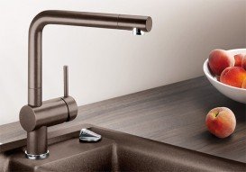 Смеситель для кухни Blanco Linus Silgranit® однорычажный  кофе 516707