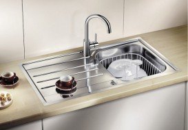 Смеситель для кухни Blanco Mida однорычажный  хром 517742