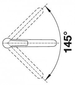 Змішувач для кухні Blanco Nea-S змішувач висувною виливши хром 520296