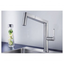Смеситель для кухни Blanco Panera-S однорычажный нержавеющая сталь 521547