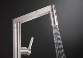 Смеситель для кухни Blanco Panera-S однорычажный нержавеющая сталь 521547