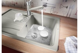 Змішувач для кухні Blanco Tivo SILGRANIT® змішувач хром / перловий 520753