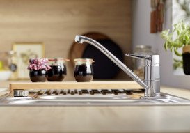 Змішувач для кухні Blanco Wega II одноважільний хром 526402