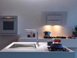 Смеситель для кухни Franke Atlas Neo Pull Out однорычажный с выносным изливом нержавеющая сталь 115.0521.438