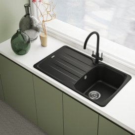 Змішувач для кухні Franke Lina Clear Water чорний матовий 120.0703.746