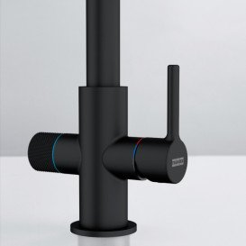 Змішувач для кухні Franke Lina J Clear Water чорний матовий 120.0730.807