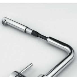 Змішувач для кухні Franke Lina L Pull Out висувний вилив білий 115.0728.485