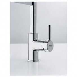 Змішувач для кухні Franke Lina з висувною лійкою хром/сірий 115.0626.087