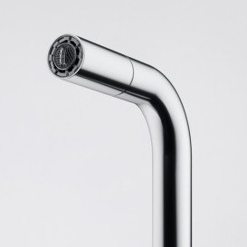 Змішувач для кухні Franke Lina U Pull Down з витяжним виливом хром 115.0728.476