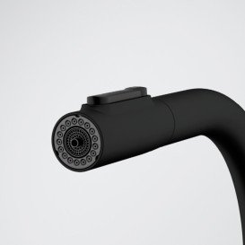 Змішувач для кухні Franke Maris Slim J Pull Down висувний вилив чорний матовий 120.0730.911