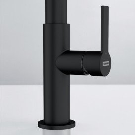 Змішувач для кухні Franke Maris Slim J Pull Down висувний вилив чорний матовий 120.0730.911
