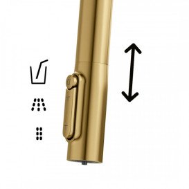 Змішувач для кухні Franke Maris Slim J Pull Down висувний вилив PVD gold 120.0736.601