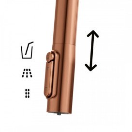 Смеситель для кухни Franke Maris Slim J Pull Down выдвижной излив PVD copper 120.0736.602