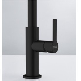 Змішувач для кухні Franke Maris Slim SemiPro витяжний вилив чорний матовий 115.0728.396