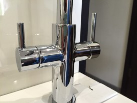 Змішувач для кухні Franke Neptune Clear Water Двохважеля для водопровідної і фільтрованої води латунь хром 115.0370.689