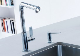 Смеситель для кухни Franke Neptune Evo однорычажный с выносным изливом латунь хром 115.0373.943