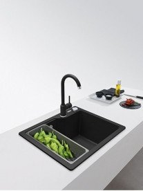 Змішувач для кухні Franke Pola одноважільний онікс 115.0622.943