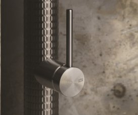 Смеситель для кухни Gessi 316 Flessa с выдвижной лейкой нержавеющая сталь полированная 60012#239