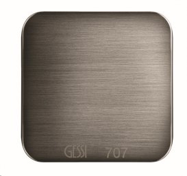 Смеситель для кухни Gessi 316 Flessa с выдвижной лейкой черный металл брашированный 60012#707