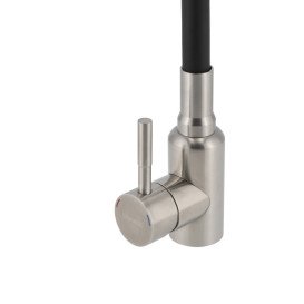 Смеситель для кухни Granado Burela однорычажный inox (black) gz1107L