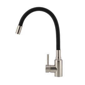 Смеситель для кухни Granado Burela однорычажный inox (black) gz1107L