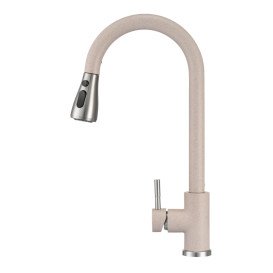 Змішувач для кухні Granado Campo Lux з висувним зливом avena gz0502L