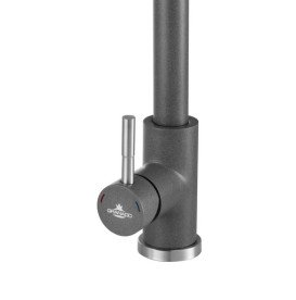 Змішувач для кухні Granado Campo Lux з висувним виливом grafito gz0509L