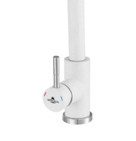 Смеситель для кухни Granado Campo Lux с выдвижным изливом white gz0505L
