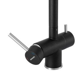 Смеситель для кухни Granado Caspe под фильтр однорычажный black shine gz0801