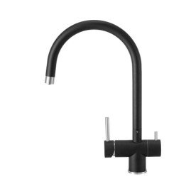 Смеситель для кухни Granado Caspe под фильтр однорычажный black shine gz0801