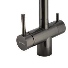 Змішувач для кухні Granado Ferrol під фільтр з висувним виливом PVD black gz0701PVD