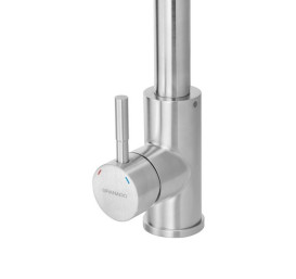 Смеситель для кухни Granado Mostoles с выдвижным изливом inox gz0607