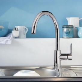 Смеситель для кухни Grohe BauEdge однорычажный латунь хром 23093000