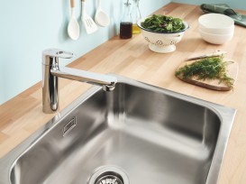Змішувач для кухні Grohe BauFlow одноважільний хром 31688000