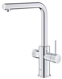 Смеситель для кухни Grohe Blue Pure Minta под фильтр с выдвижной лейкой хром 30590000
