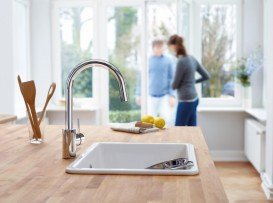 Змішувач для кухні Grohe Concetto з висувною лійкою хром 31483001