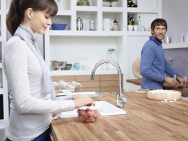 Змішувач для кухні Grohe Concetto змішувач з висувним виливом латунь хром 32663003