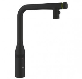 Змішувач для кухні Grohe Essence SmartControl з висувною лійкою фантомний чорний 31892KF0