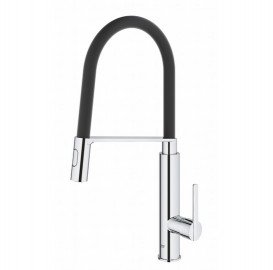 Змішувач для кухні Grohe Feel одноважільний з висувною лійкою хром 31489000